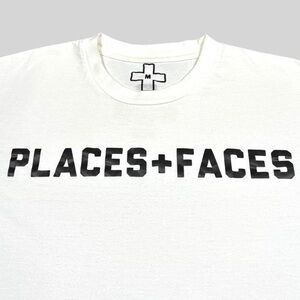 Places + Faces P+F Spellout Logo T Shirt White